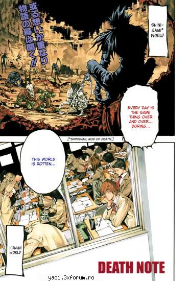 so it begins... **death note**
