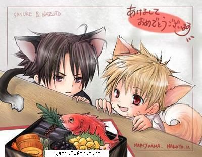 Neko! x3 - ok this is not realy sasu naru so it can go to - Non-Yaoi Pics